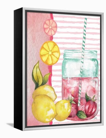 Cool Refreshments I-Elizabeth Medley-Framed Stretched Canvas