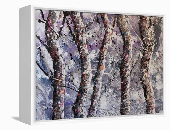 Cool Trees-Joseph Marshal Foster-Framed Stretched Canvas