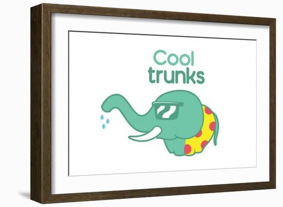 Cool Trunks-Enrique Rodriguez Jr.-Framed Art Print