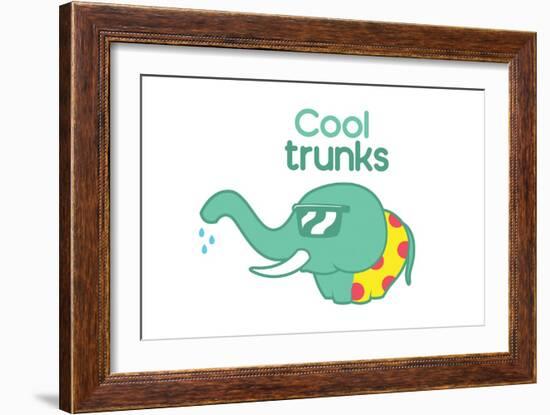 Cool Trunks-Enrique Rodriguez Jr.-Framed Art Print