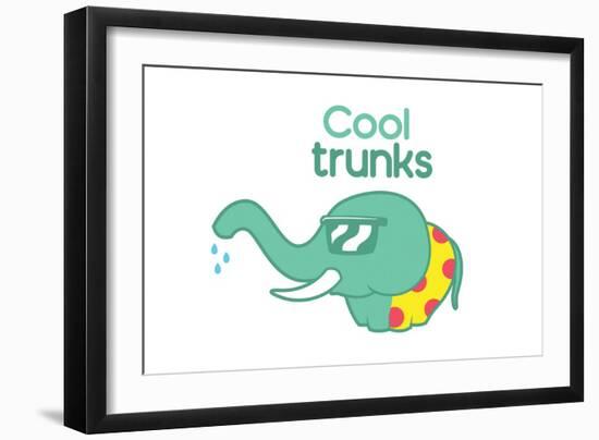 Cool Trunks-Enrique Rodriguez Jr.-Framed Art Print