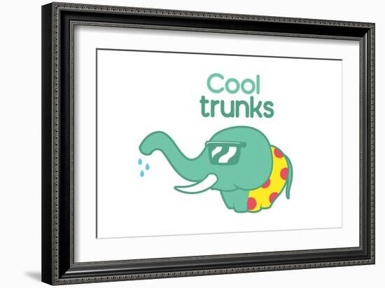 Cool Trunks-Enrique Rodriguez Jr.-Framed Art Print