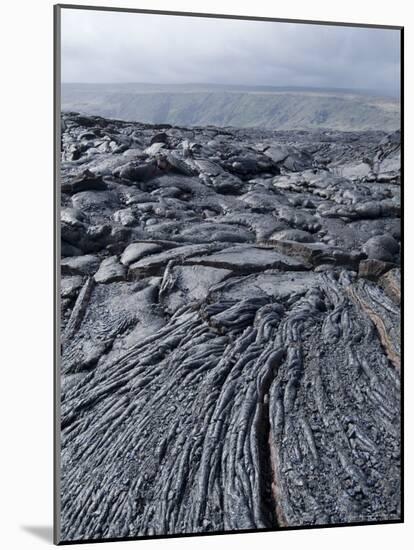 Cooled Lava from Recent Eruption, Kilauea Volcano, Hawaii Volcanoes National Park, Island of Hawaii-Ethel Davies-Mounted Photographic Print