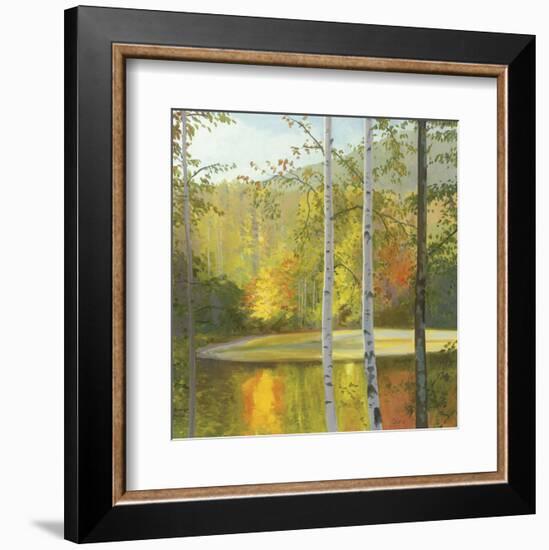 Cooper Lake, Autumn-Elissa Gore-Framed Art Print