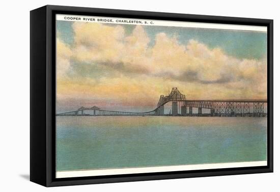 Cooper River Bridge, Charleston, South Carolina-null-Framed Stretched Canvas