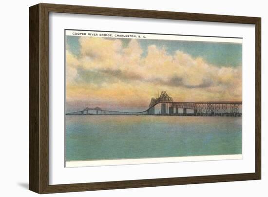 Cooper River Bridge, Charleston, South Carolina-null-Framed Art Print
