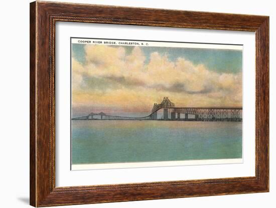 Cooper River Bridge, Charleston, South Carolina-null-Framed Art Print