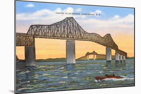 Cooper River Bridge, Charleston, South Carolina-null-Mounted Art Print