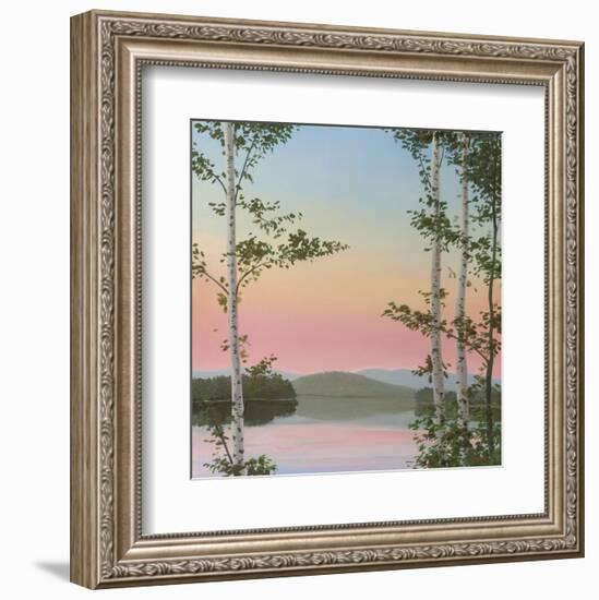 Cooper Sunset Birches-Elissa Gore-Framed Art Print