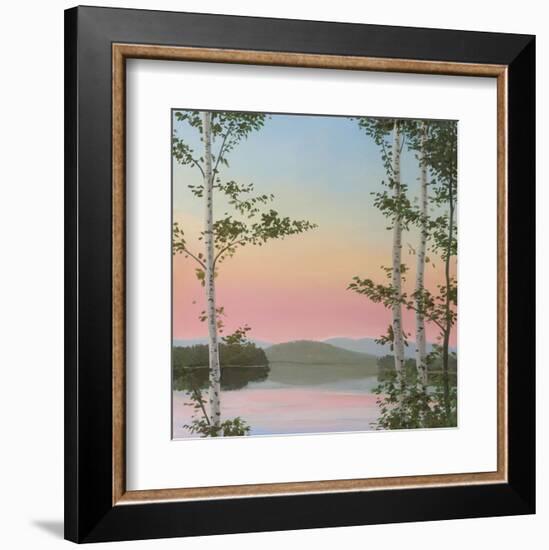 Cooper Sunset Birches-Elissa Gore-Framed Art Print
