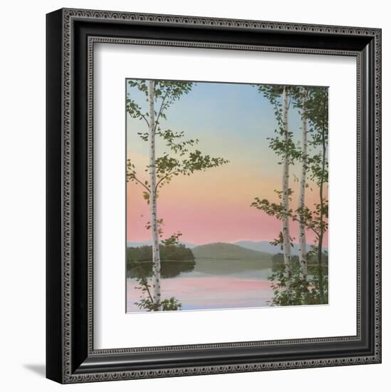 Cooper Sunset Birches-Elissa Gore-Framed Art Print