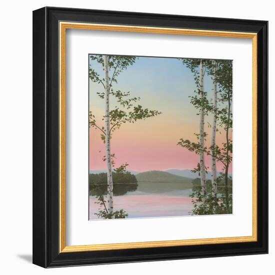 Cooper Sunset Birches-Elissa Gore-Framed Art Print