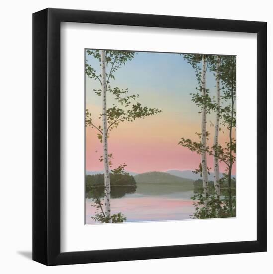 Cooper Sunset Birches-Elissa Gore-Framed Art Print