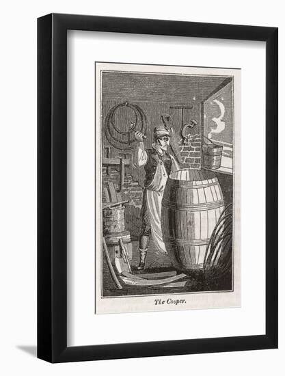 Coopers Made Flasks, Tubs and Pails-null-Framed Photographic Print