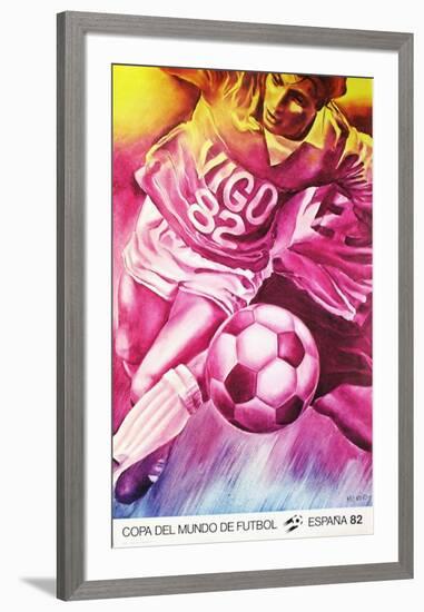 Copa del Mundo de Futbol 82-Jacques Monory-Framed Collectable Print