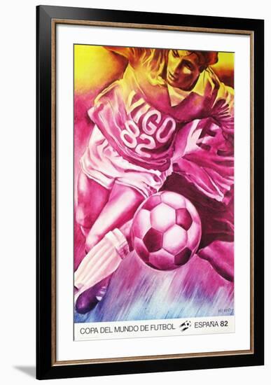 Copa del Mundo de Futbol 82-Jacques Monory-Framed Collectable Print