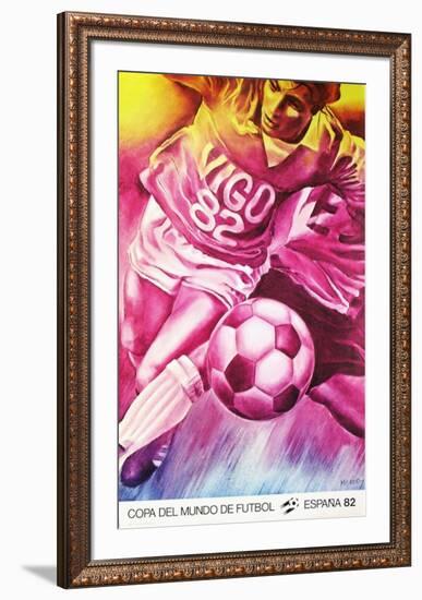 Copa del Mundo de Futbol 82-Jacques Monory-Framed Collectable Print