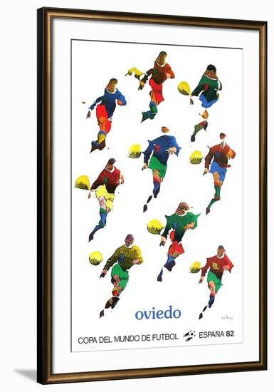 Copa del Mundo de Futbol 82-Pol Bury-Framed Collectable Print