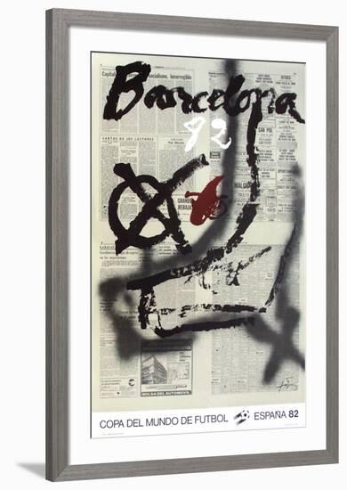 Copa del Mundo de Futbol 82-Antoni Tapies-Framed Collectable Print