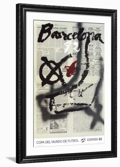 Copa del Mundo de Futbol 82-Antoni Tapies-Framed Collectable Print