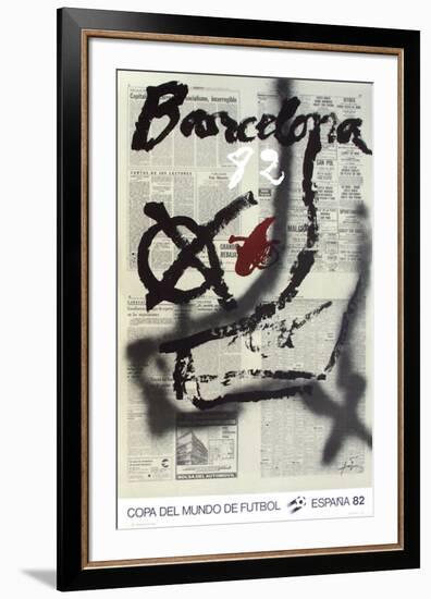 Copa del Mundo de Futbol 82-Antoni Tapies-Framed Collectable Print