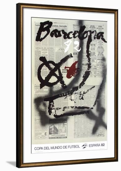 Copa del Mundo de Futbol 82-Antoni Tapies-Framed Collectable Print