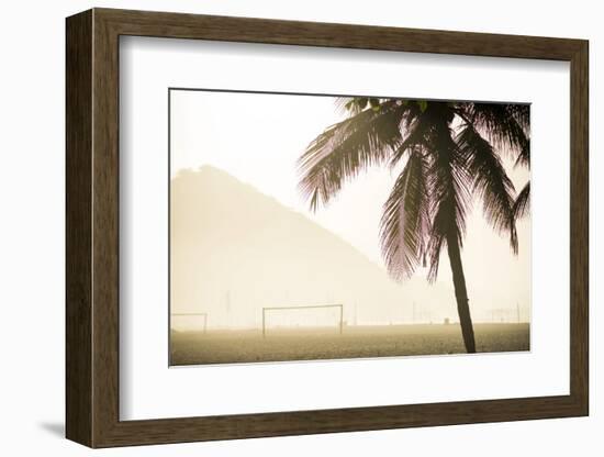 Copacabana Beach at Dawn, Rio De Janeiro, Brazil, South America-Ben Pipe-Framed Photographic Print