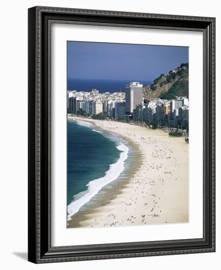 Copacabana Beach, Rio De Janeiro, Brazil, South America-Sergio Pitamitz-Framed Photographic Print