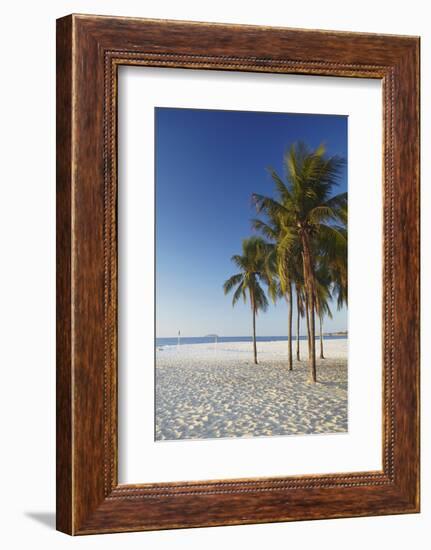 Copacabana Beach, Rio de Janeiro, Brazil, South America-Ian Trower-Framed Photographic Print