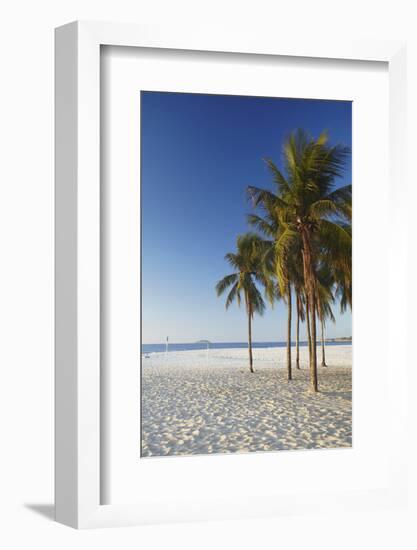 Copacabana Beach, Rio de Janeiro, Brazil, South America-Ian Trower-Framed Photographic Print