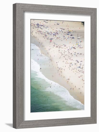 Copacabana Beach, Rio De Janeiro, Brazil, South America-Alex Robinson-Framed Photographic Print