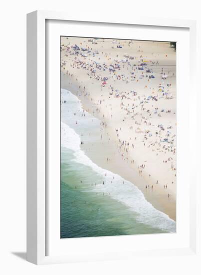 Copacabana Beach, Rio De Janeiro, Brazil, South America-Alex Robinson-Framed Photographic Print