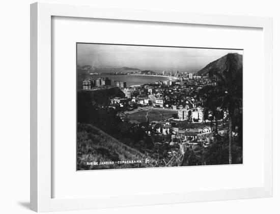 Copacabana, Rio De Janeiro, Brazil, C1937-null-Framed Giclee Print