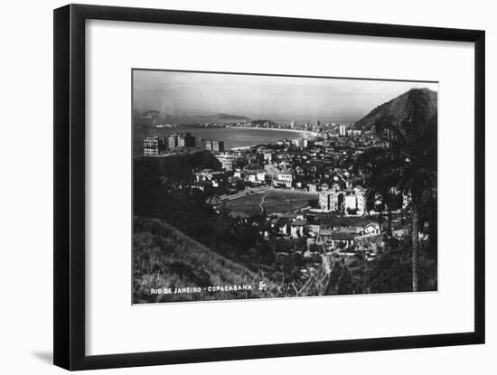 Copacabana, Rio De Janeiro, Brazil, C1937-null-Framed Giclee Print