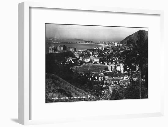 Copacabana, Rio De Janeiro, Brazil, C1937-null-Framed Giclee Print