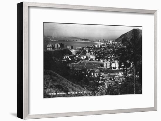 Copacabana, Rio De Janeiro, Brazil, C1937-null-Framed Giclee Print