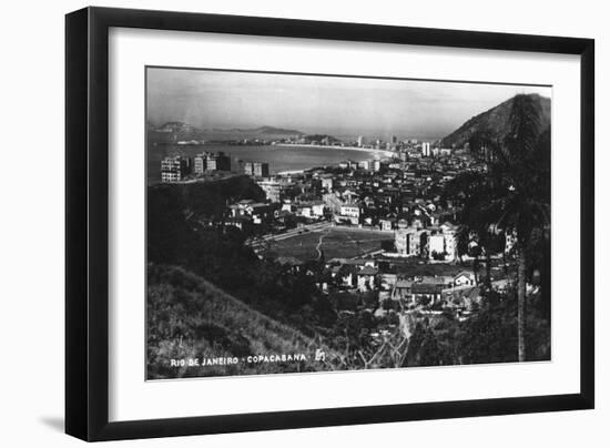 Copacabana, Rio De Janeiro, Brazil, C1937-null-Framed Giclee Print