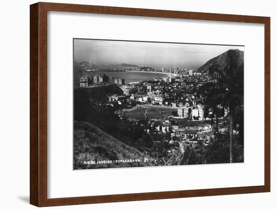 Copacabana, Rio De Janeiro, Brazil, C1937-null-Framed Giclee Print