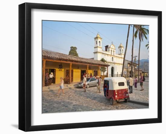 Copan Ruinas, Parque Central, Honduras-Jane Sweeney-Framed Photographic Print