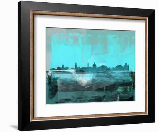 Copenhagen Abstract Skyline II-Emma Moore-Framed Art Print