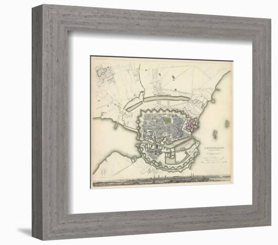 Copenhagen, Denmark, c.1837-null-Framed Art Print