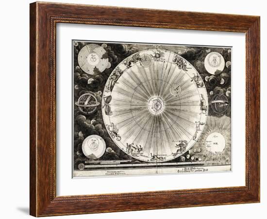 Copernican Astronomy, 1732-Science Source-Framed Giclee Print