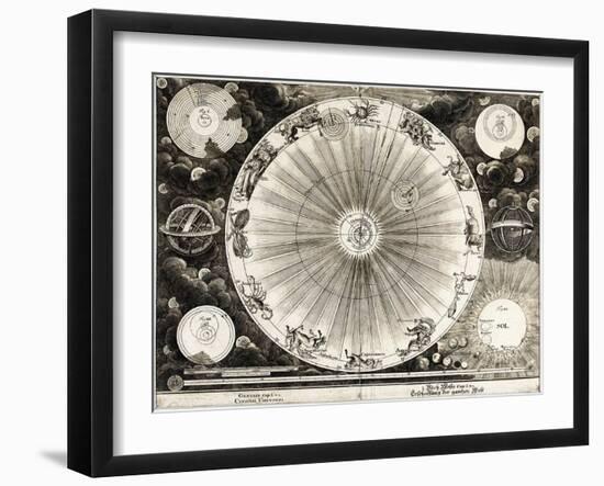 Copernican Astronomy, 1732-Science Source-Framed Giclee Print