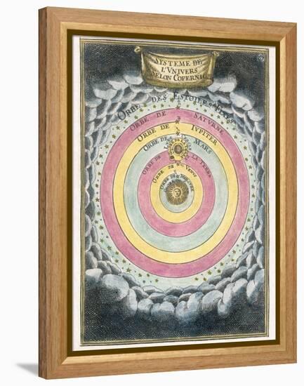 Copernican Solar System, 1690 Artwork-Detlev Van Ravenswaay-Framed Premier Image Canvas