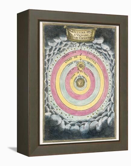 Copernican Solar System, 1690 Artwork-Detlev Van Ravenswaay-Framed Premier Image Canvas