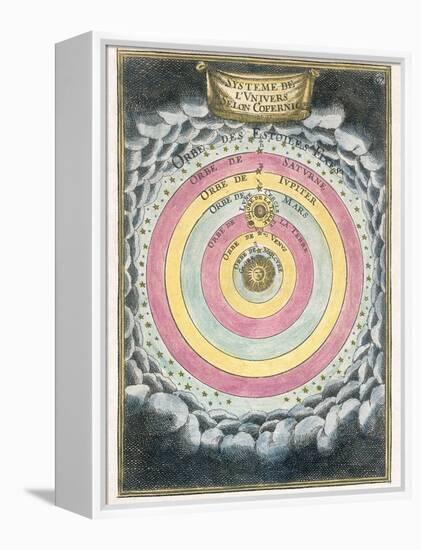 Copernican Solar System, 1690 Artwork-Detlev Van Ravenswaay-Framed Premier Image Canvas