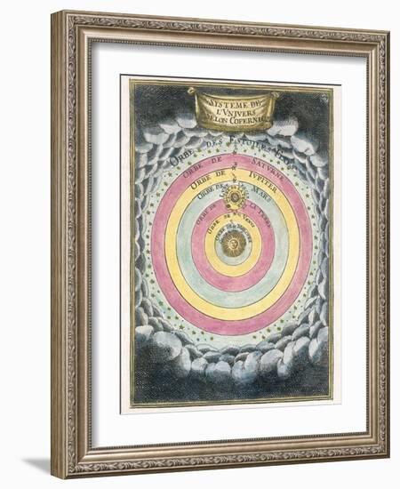 Copernican Solar System, 1690 Artwork-Detlev Van Ravenswaay-Framed Photographic Print