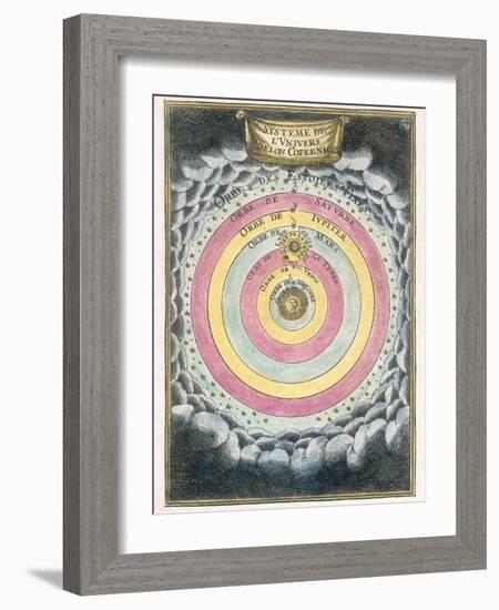 Copernican Solar System, 1690 Artwork-Detlev Van Ravenswaay-Framed Photographic Print