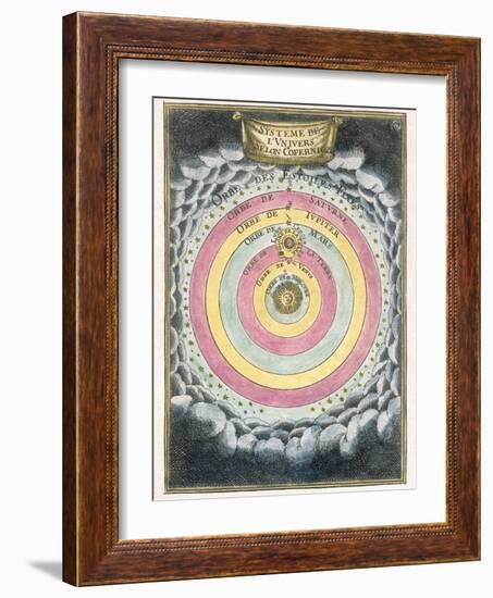 Copernican Solar System, 1690 Artwork-Detlev Van Ravenswaay-Framed Photographic Print