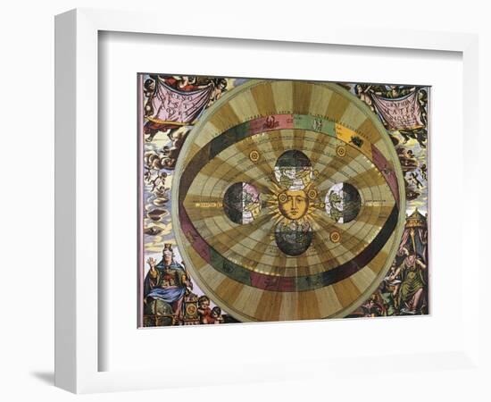 Copernican Universe-null-Framed Giclee Print